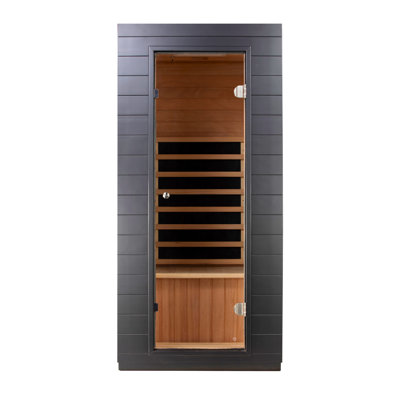 ALEKO Hemlock Infrared Sauna – Black - 1 Person | Wayfair
